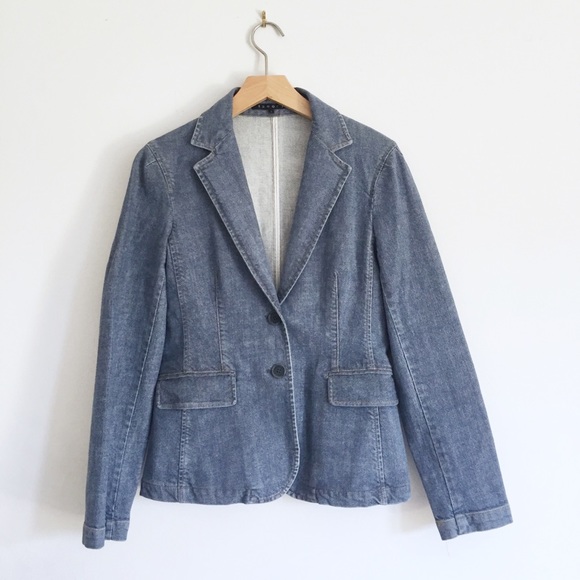 Theory Jackets & Blazers - Theory denim blazer medium wash small